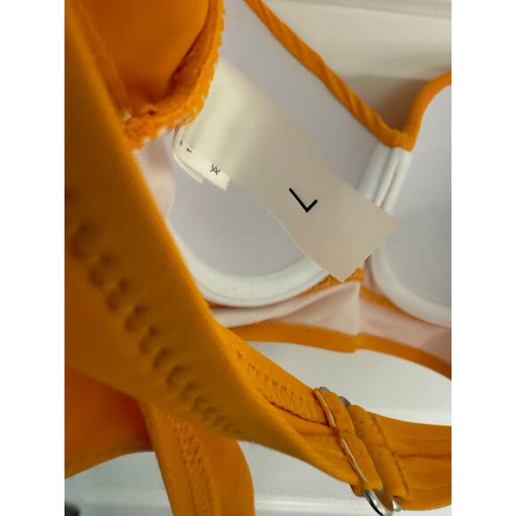 Mustard Yellow Tie-Back Bikini Swim Top - Size Large - Picture 4 of 4